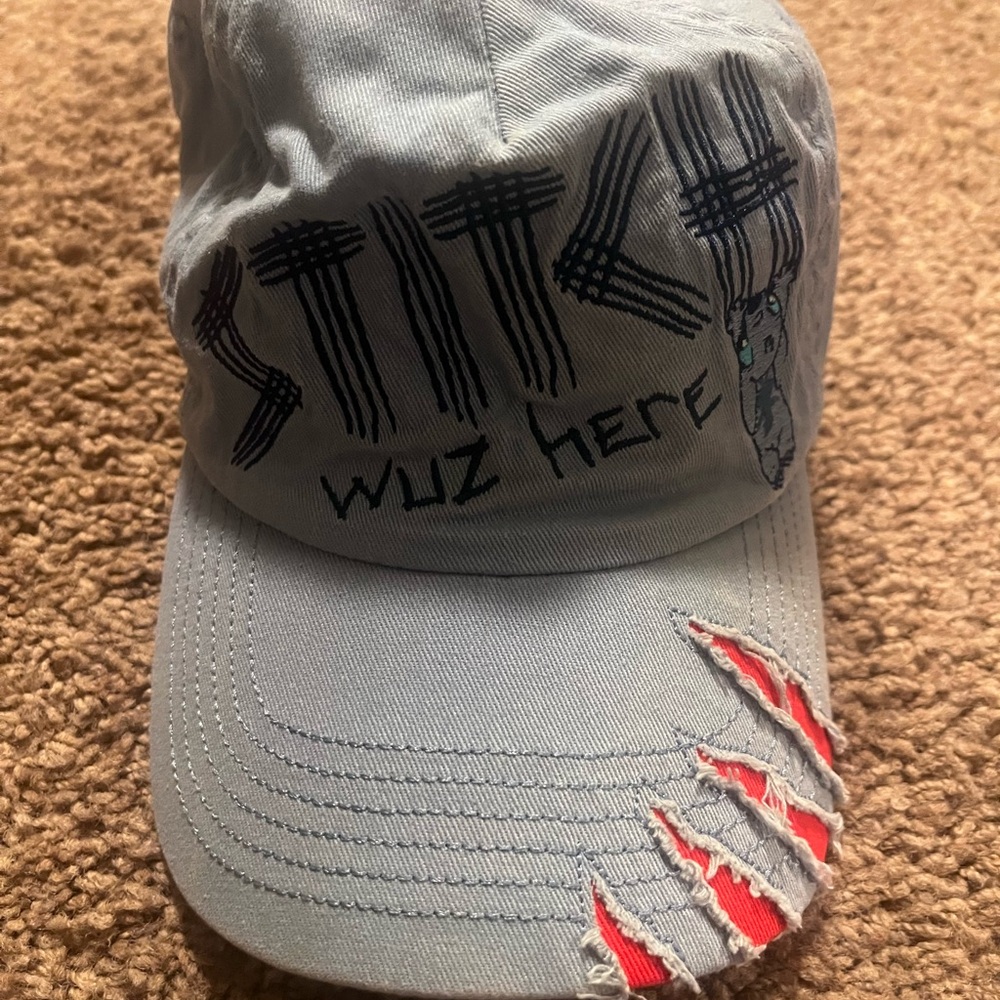 Official Disney Parks Kids - Stitch Wuz Here - Youth Baseball Cap Hat Lilo